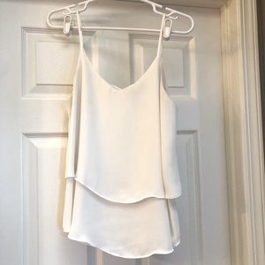 Beautiful white double layered tank